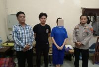Satreskrim Polres Boyolali bersama Unit Reskrim Polsek Boyolali mengamankan terduga pelaku. Foto: Istimewa 