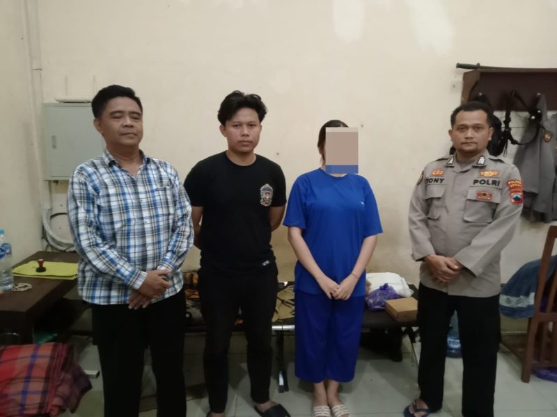 Satreskrim Polres Boyolali bersama Unit Reskrim Polsek Boyolali mengamankan terduga pelaku. Foto: Istimewa 
