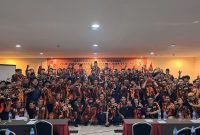Ketua Majelis Pimpinan Cabang (MPC) Pemuda Pancasila Kabupaten Pati, Eko Kuswanto bersama seluruh jajaran. Foto: Bang Horor