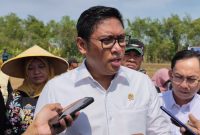 Wakil Menteri Pertanian (Wamentan) RI, Sudaryono, saat kunker ke Kabupaten Pati, Provinsi Jawa Tengah, Jumat (4/10/2024). Foto: Jawanews.id/Bang Horor 