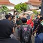 Demontrasi menuntut transparansi pengisian Perades di Kabupaten Pati. Foto: Bang Horor