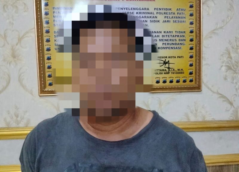 Tersangka SU yang bekerja sebagai tukang parkir  dan mantan Satpam. Foto: Istimewa
