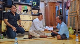 Dwi Yudha Danu, perwakilan dari Pesantren OraAji Yogyakarta yang tak lain adalah utusan Gus Miftah saat berkunjung ke Pati. Foto: Bang Horor