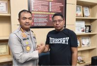 Ketua Umum Rumah Perlindungan Perempuan dan Anak Indonesia (RPPAI), A.S. Agus Samudra bersama Kapolresta Pati. Foto: Istimewa